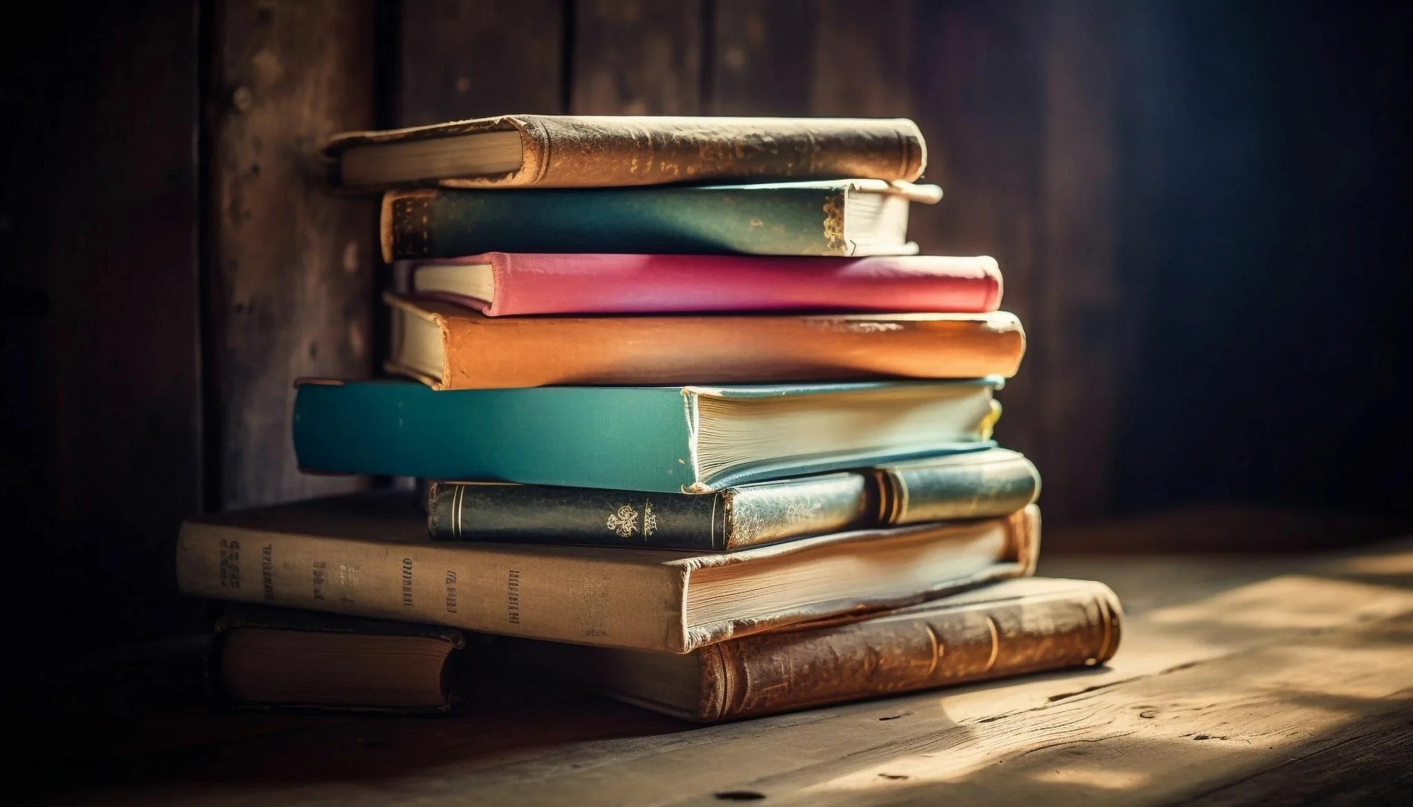 Coucher de soleil avec un livre sur la plage